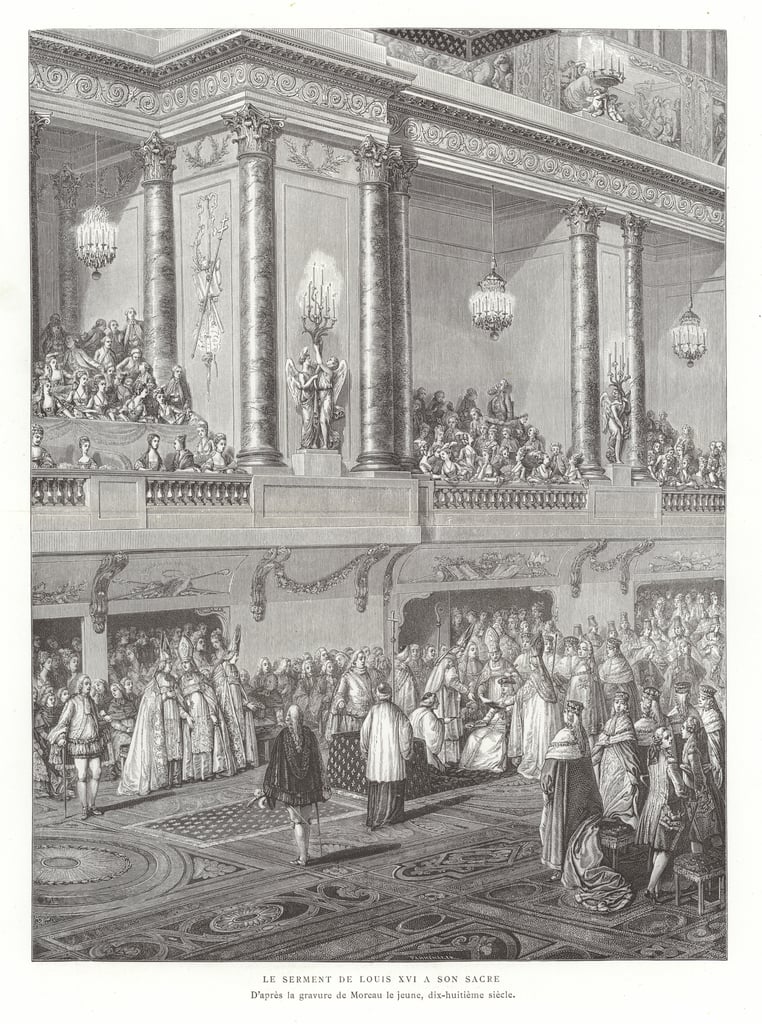 The coronation oath of King Louis XVI of France, 1775